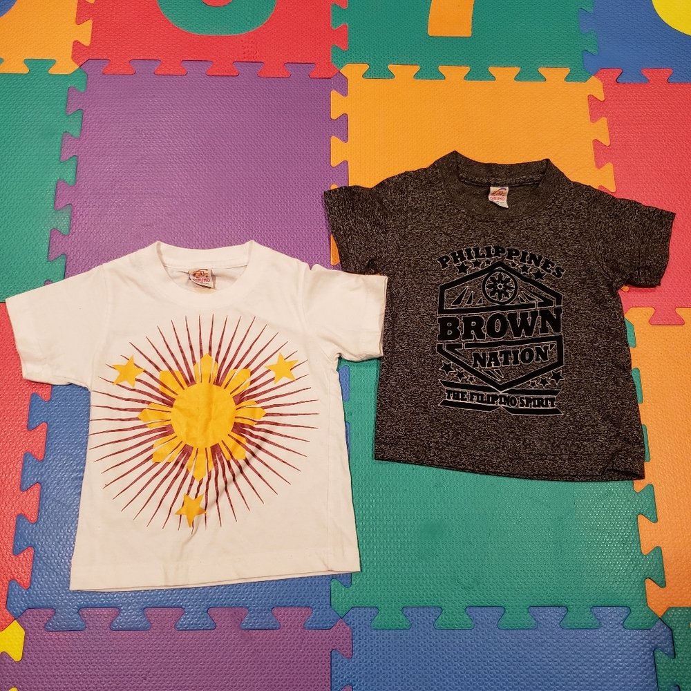 2 Philippines t-shirts for toddlers